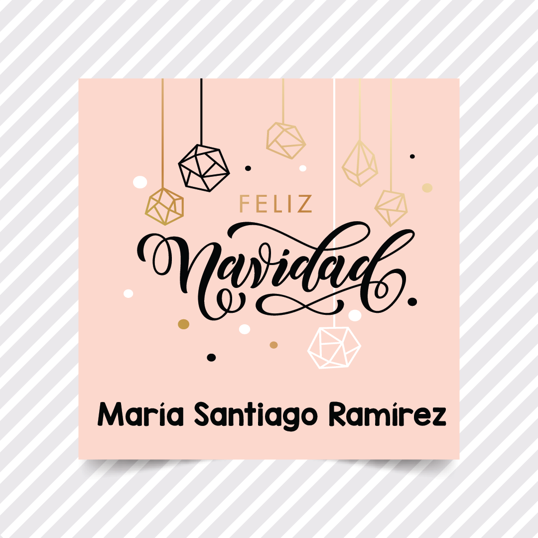 Etiquetas Regalo Navidad 17 - 36 pzas