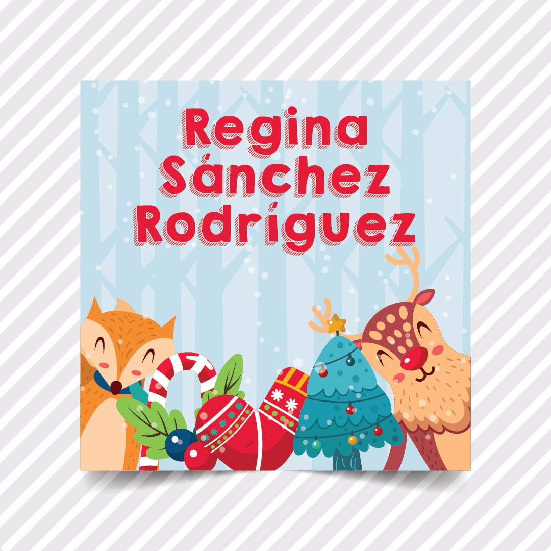 Etiquetas Regalo Navidad 20 - 36 pzas