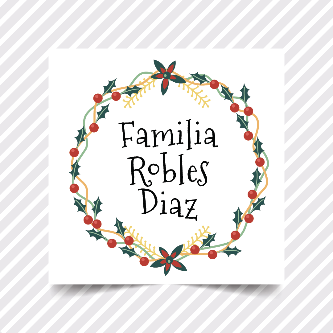Etiquetas Regalo Navidad 28 - 36 pzas