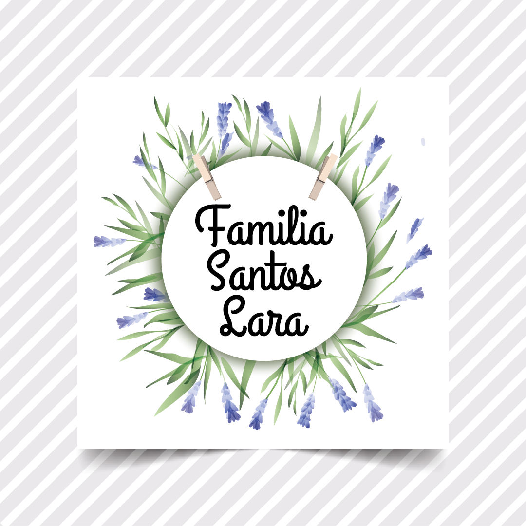 Etiquetas Regalo Familia 28 - 36 pzas