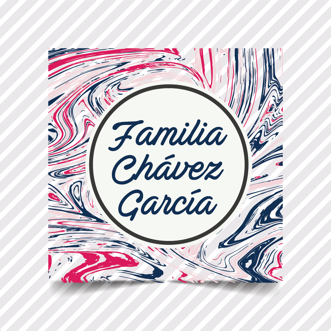Etiquetas Regalo Familia 08 - 36 pzas