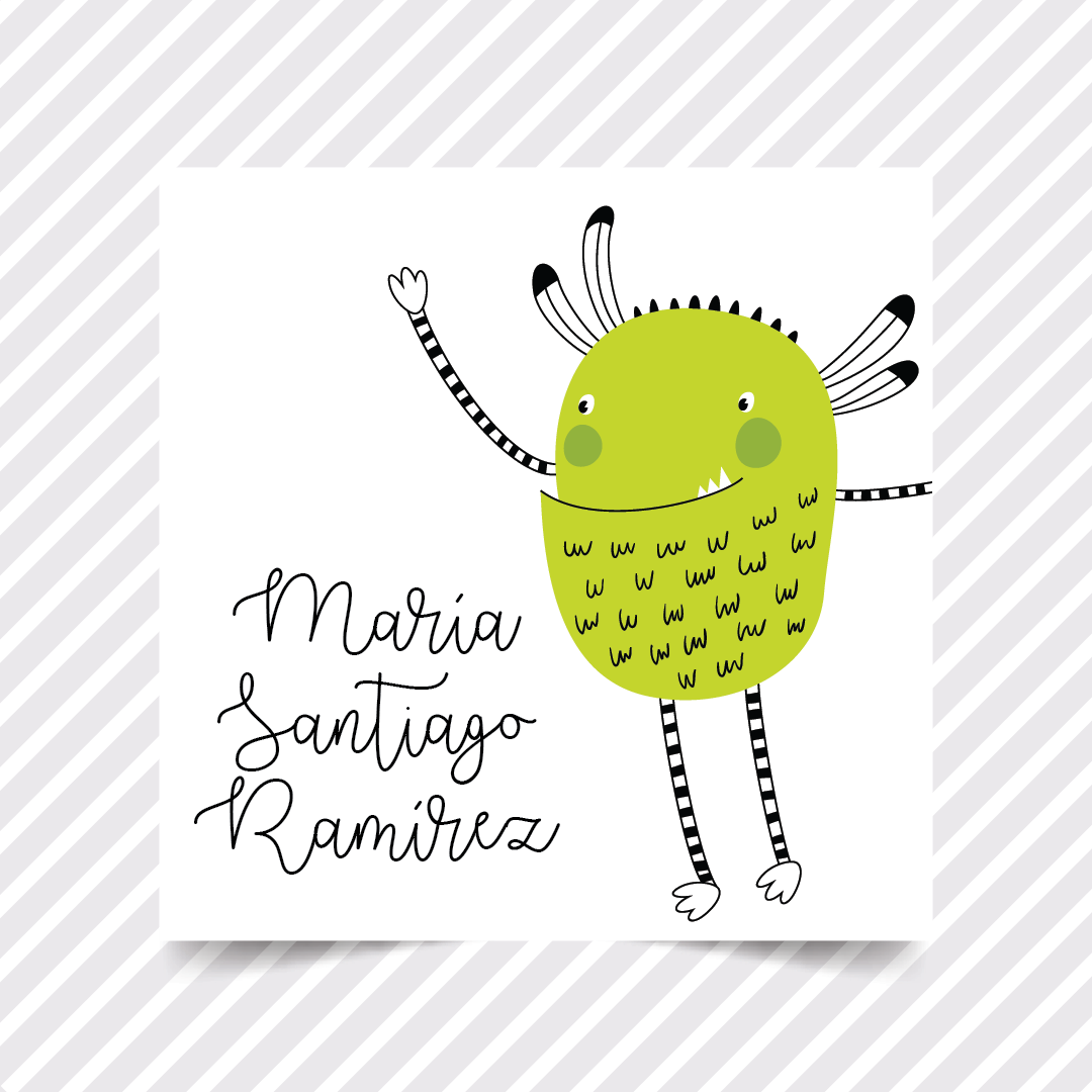 Etiquetas Regalo Niños 47 - 36 pzas