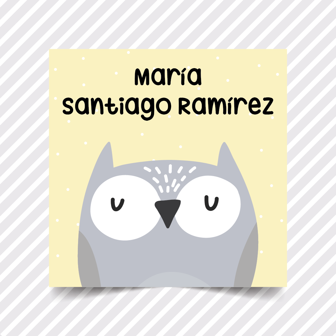 Etiquetas Regalo Niños 51 - 36 pzas