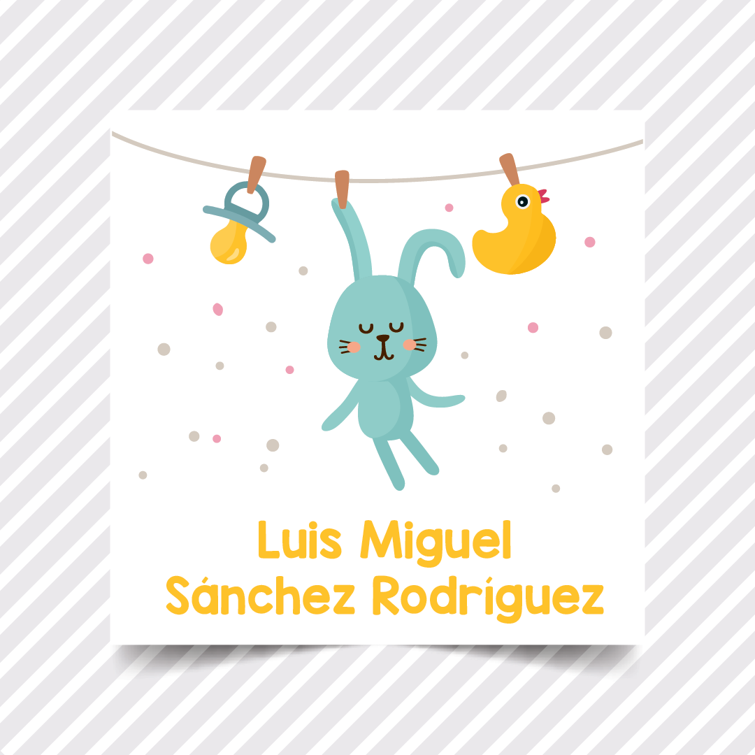 Etiquetas Regalo Niños 57 - 36 pzas