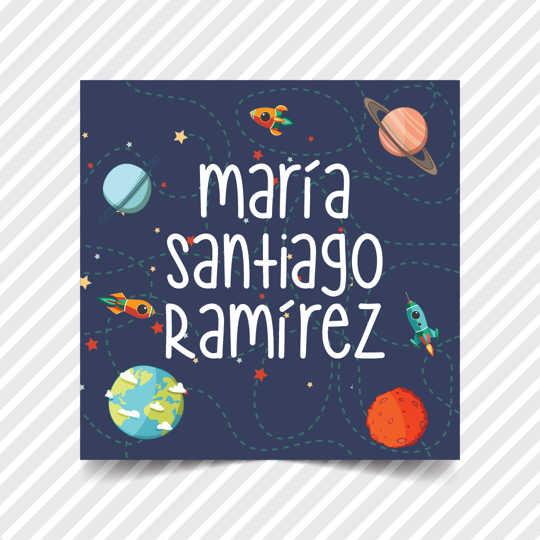 Etiquetas Regalo Niños 63 - 36 pzas