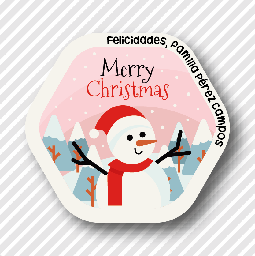 Etiquetas Regalo Navidad 36 - 36 pzas