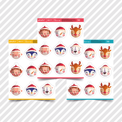 Etiquetas Regalo Navidad 34 - 36 pzas